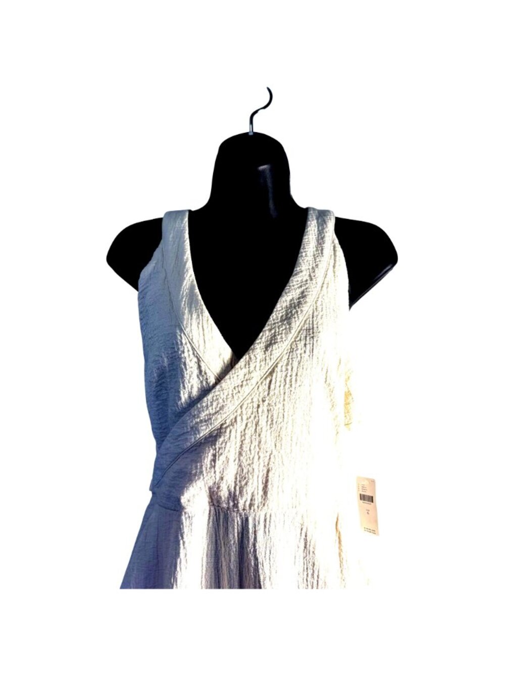 Anthropologie Demi Textured Jumpsuit in a cream featuring a wide-leg design - Picture 3 of 15
